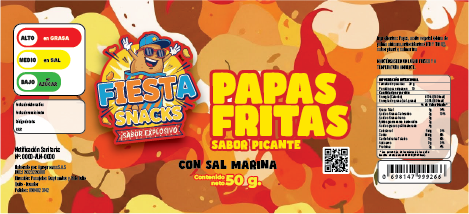 Papas Fritas Picantes